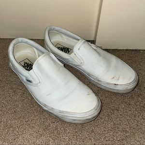 White Vans, Women’s size 9, Men’s 7.5